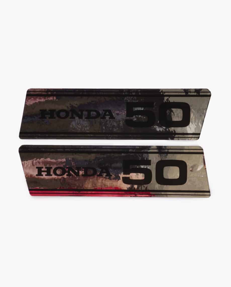 Sticker set Honda Cd50 On L+R Side Cover 8174-1