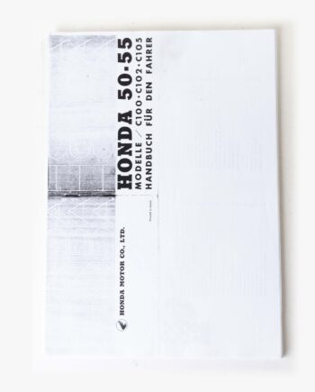 Manuel du propriétaire Allemand copie Honda C100 (7885)