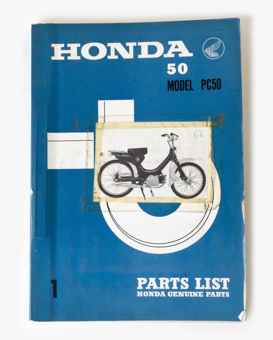 Parts list Honda PC50 (7891)