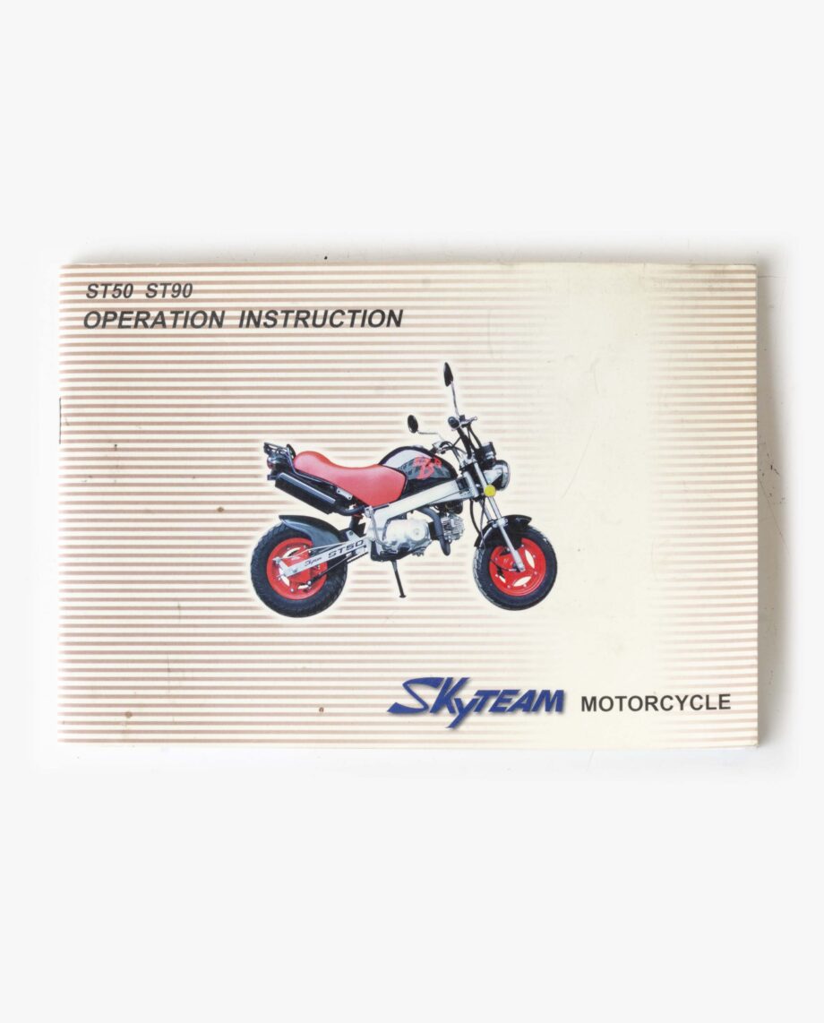 Instructieboekje Honda ZB50 Skyteam PBR 50 90 (7904)