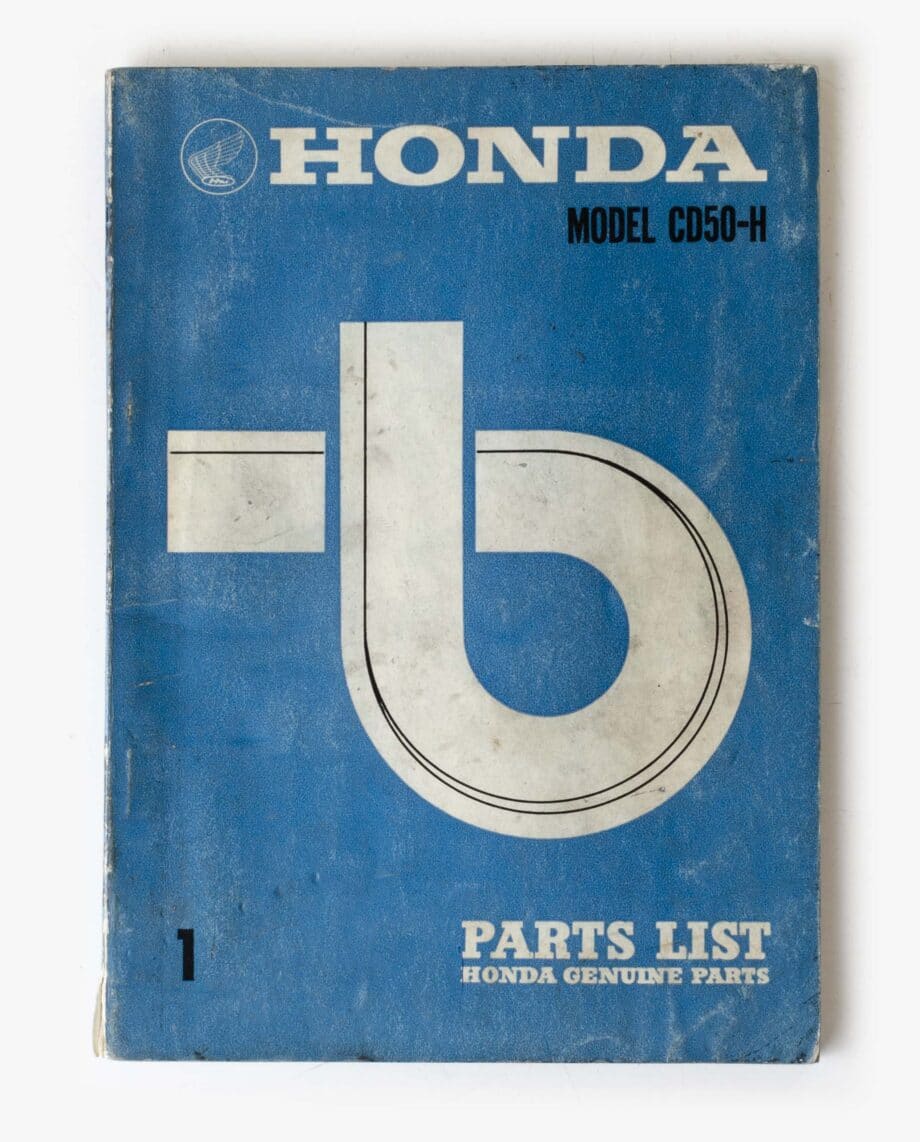 Parts list Honda CD50 H (7910)