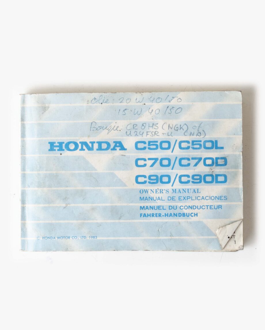 Instructieboekje Honda C50 C70 C90 L/D (7924)