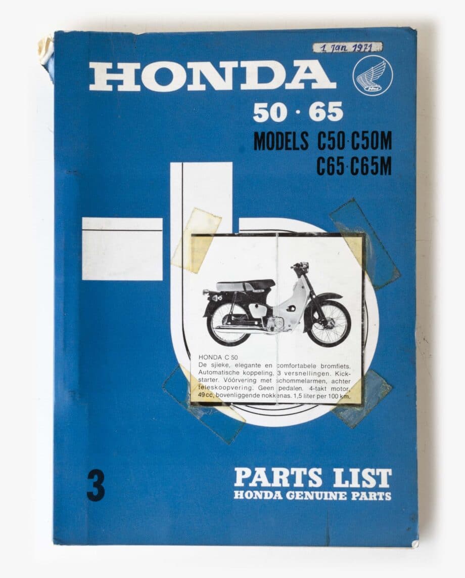 Parts list Honda C50 C65 (7937)