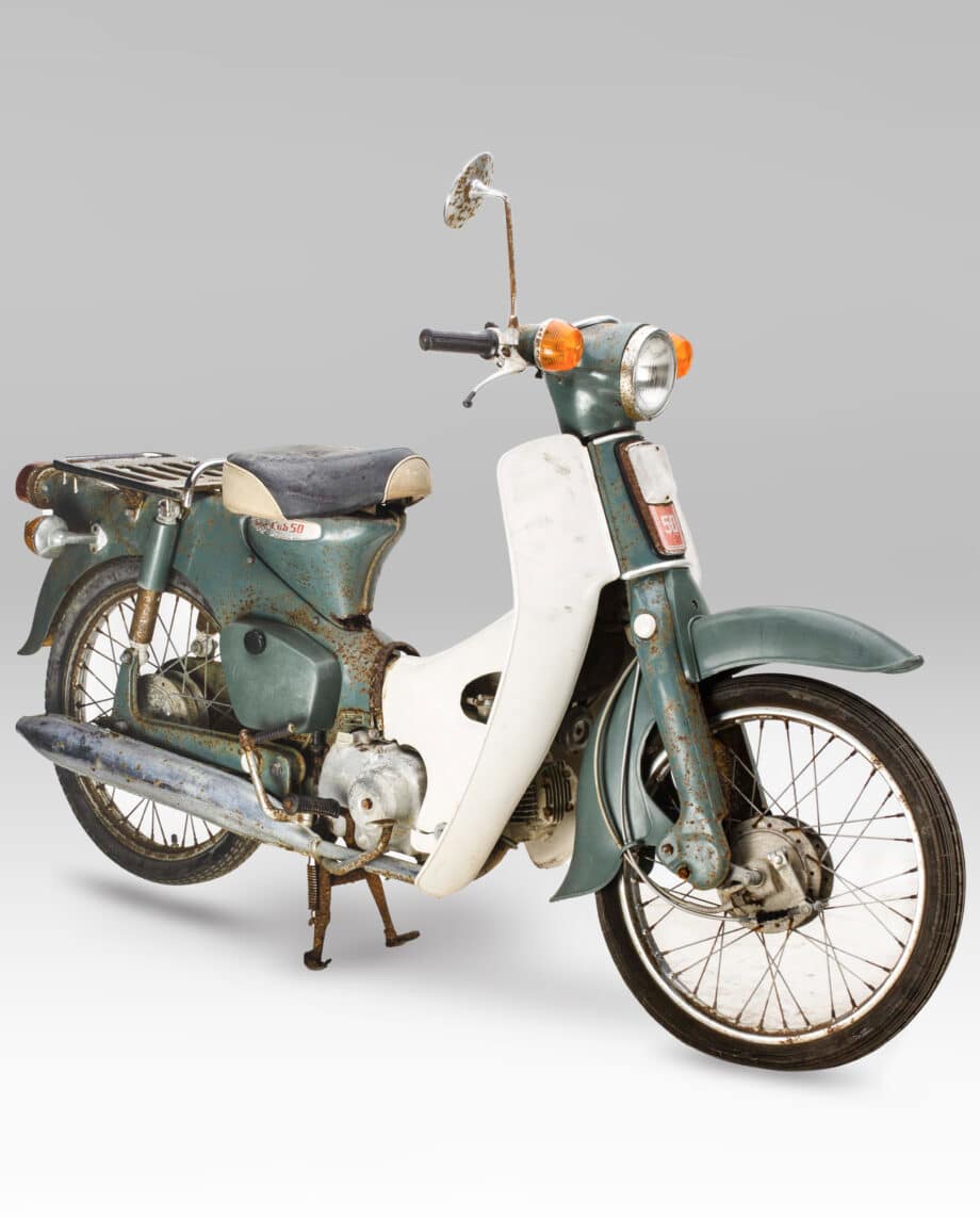 Honda Super Cub 50 groen 7542 PTX_5167 grijs