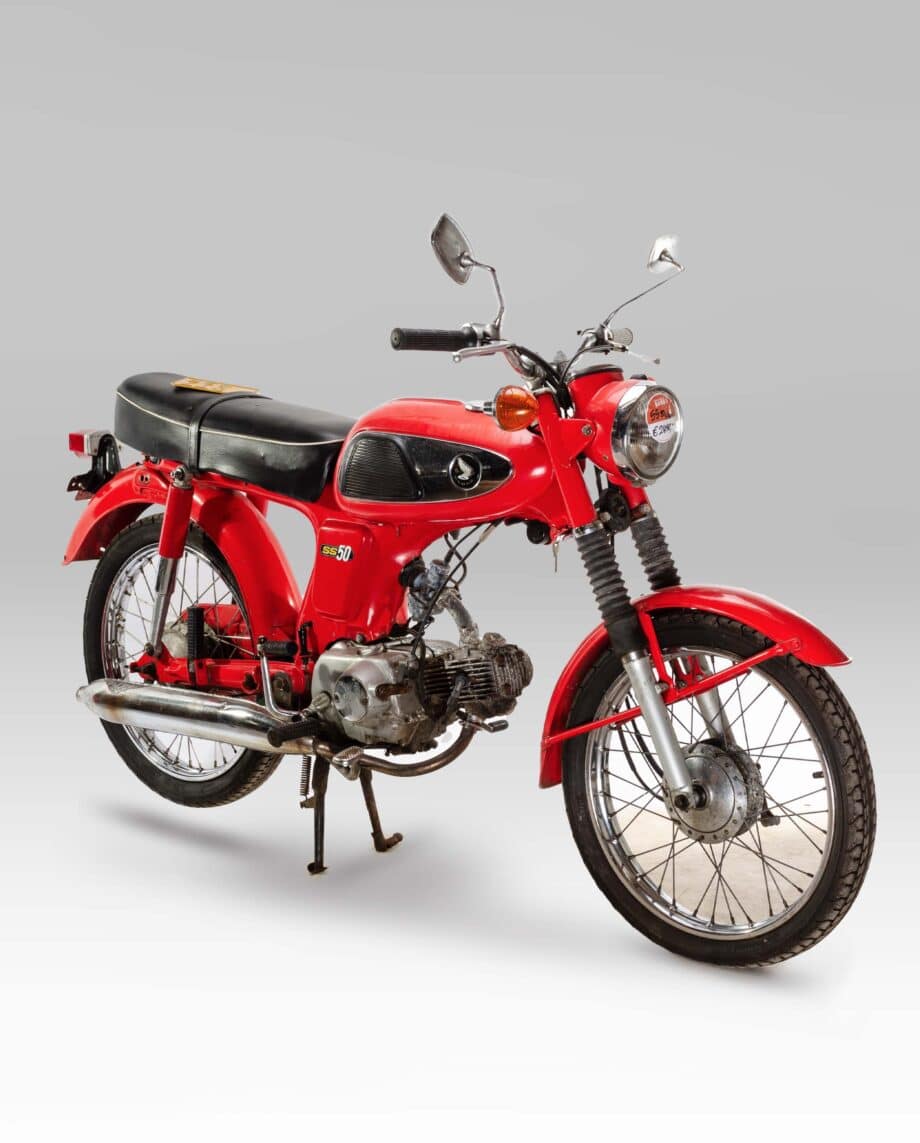 Honda SS50 "k0" Red with registration - 35535 km