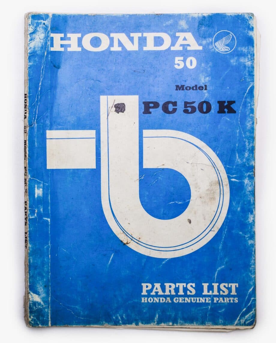 Liste des pièces Honda PC50 k (9505)