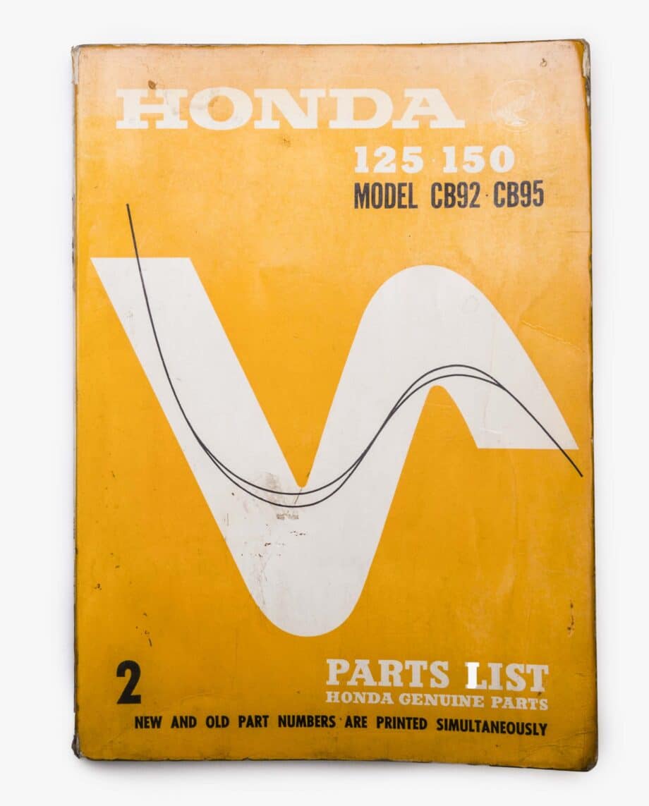 Parts list Honda CB92 CB95 (9515)