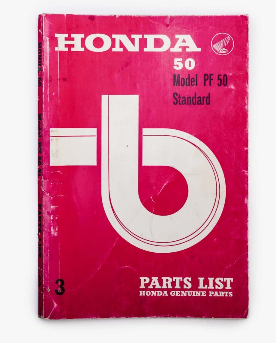 Liste des pièces Honda PF50 Amigo PF50 Novio (9518)