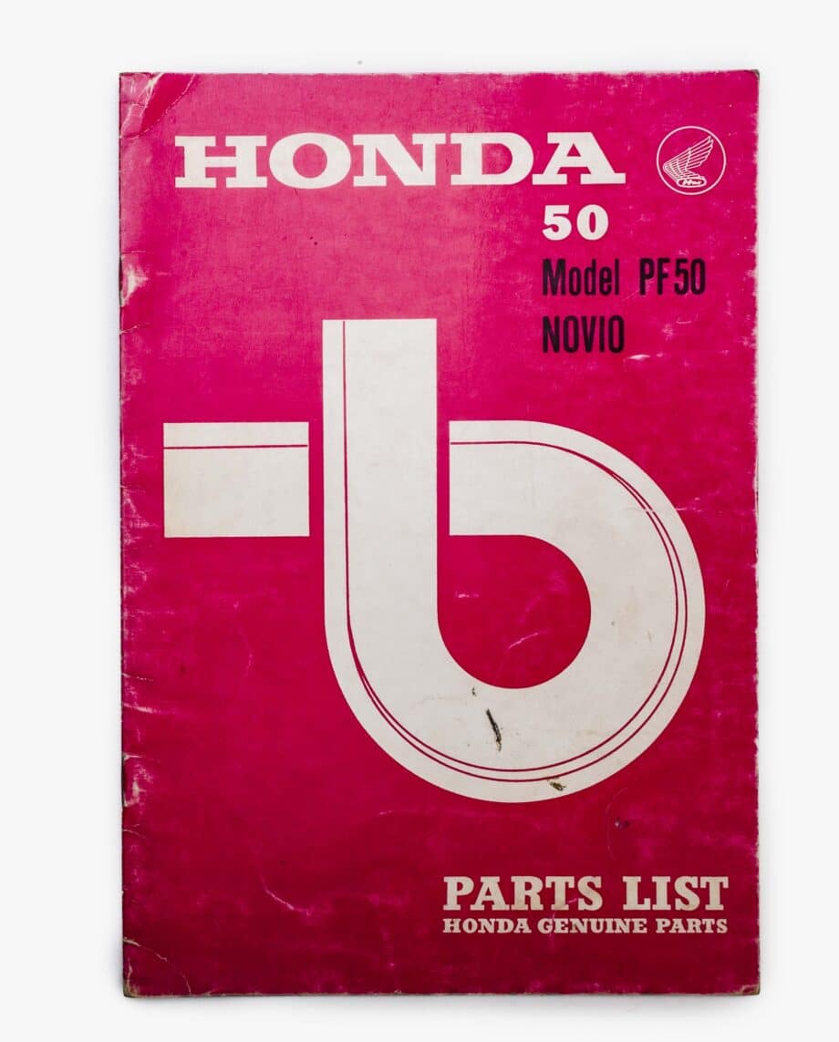 Parts list Honda PF50 Amigo PF50 Novio (9540)