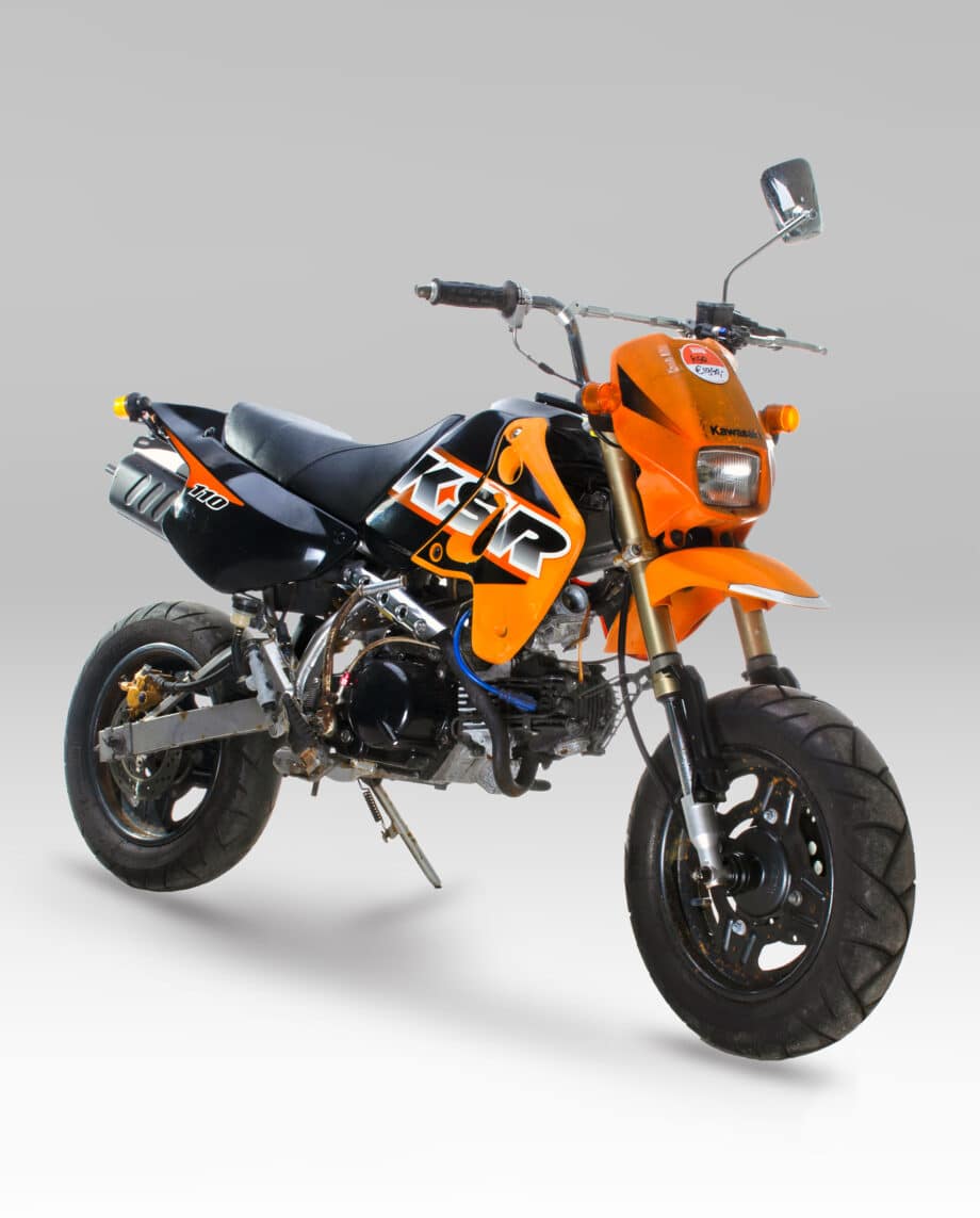 Kawasaki KSR 110 Oranje - 18147 km