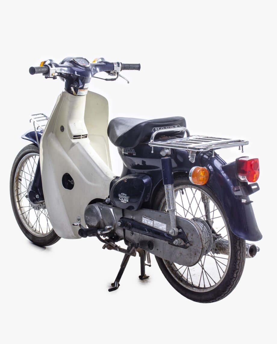 Honda super cub donkerblauw wit 05683 PTX_0473-2