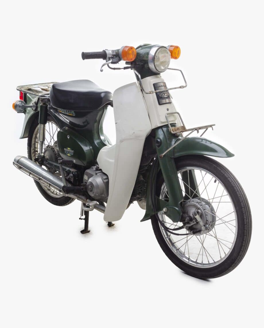 Honda super cub groen wit 55502