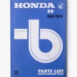 Parts list Honda PM50 (10301)