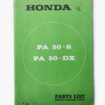 Liste des pièces Honda PA50 (10309)