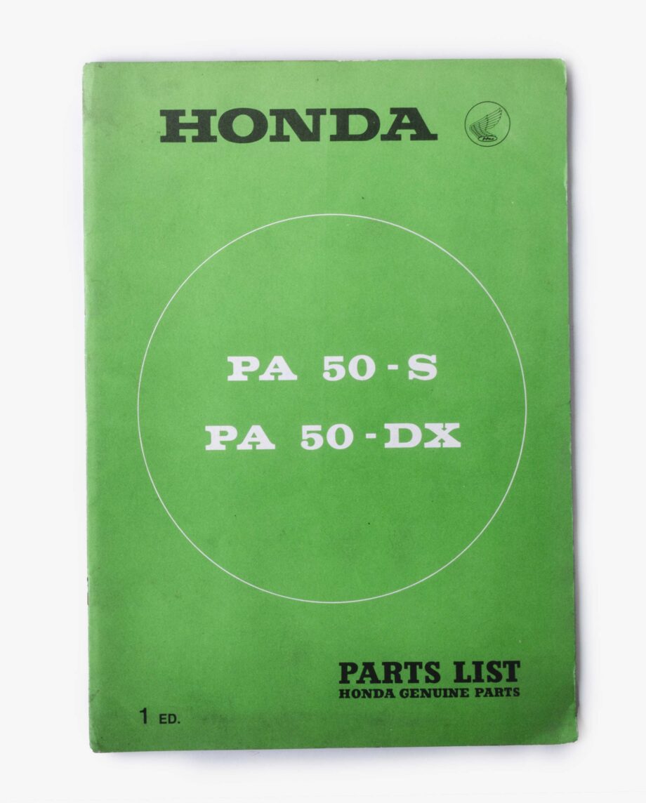 Parts list Honda PA50 (10309)