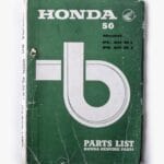 Liste des pièces Honda PC50 PS50 (10315)