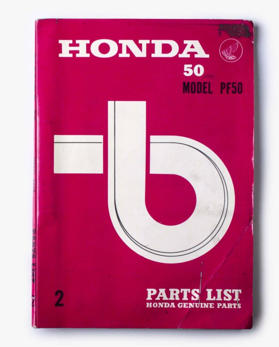 Parts list Honda PF50 Amigo PF50 Novio (10484)