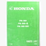 Parts list PA50 (10504)
