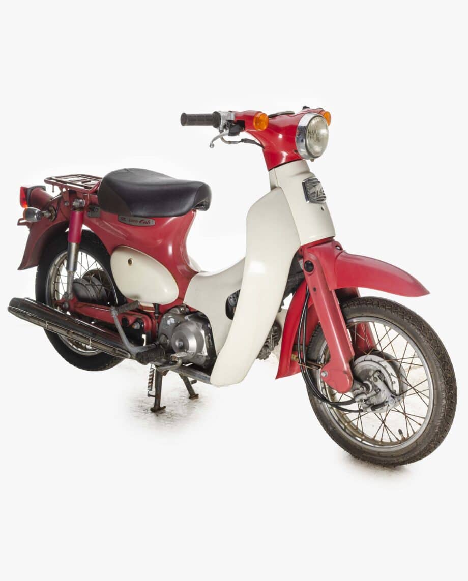 Honda C50 Little Cub rood - 12738 km