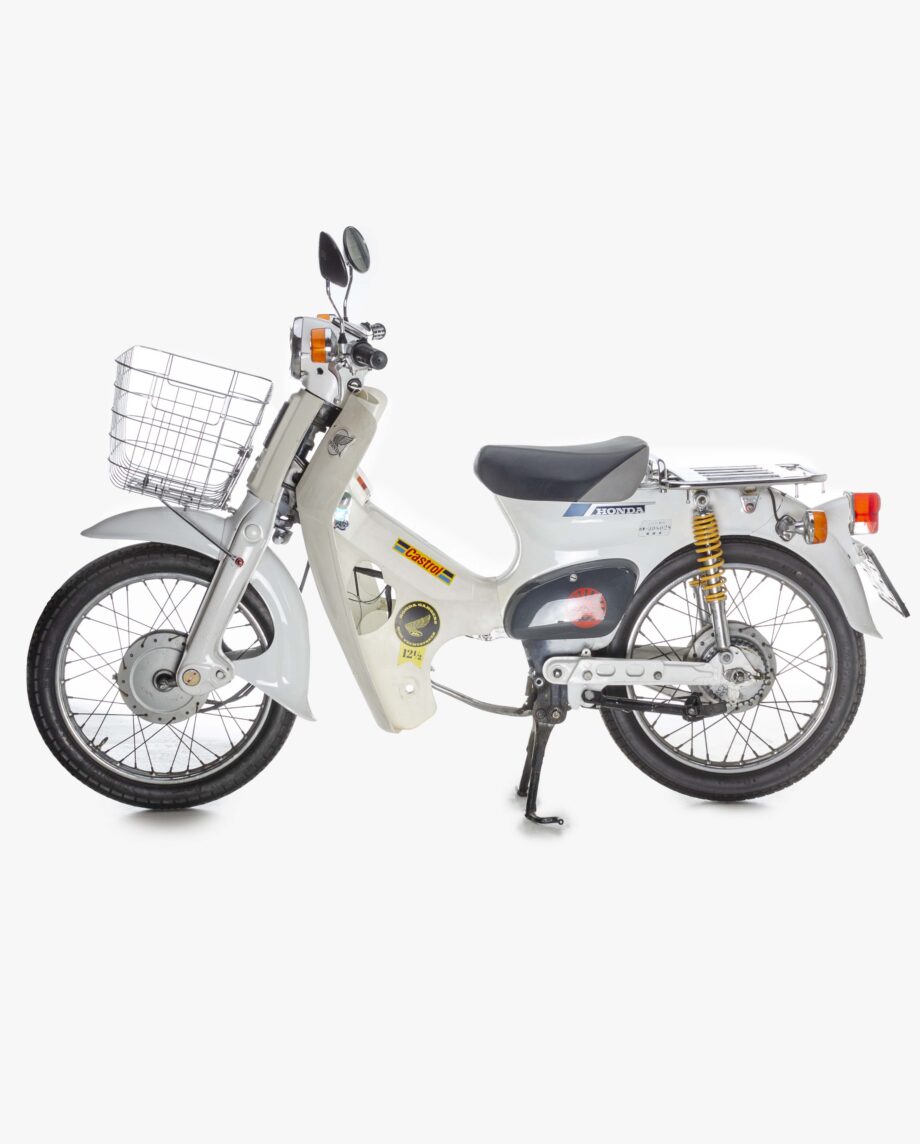 Honda C50 NT rolling frame wit - 40470 km - Afbeelding 3