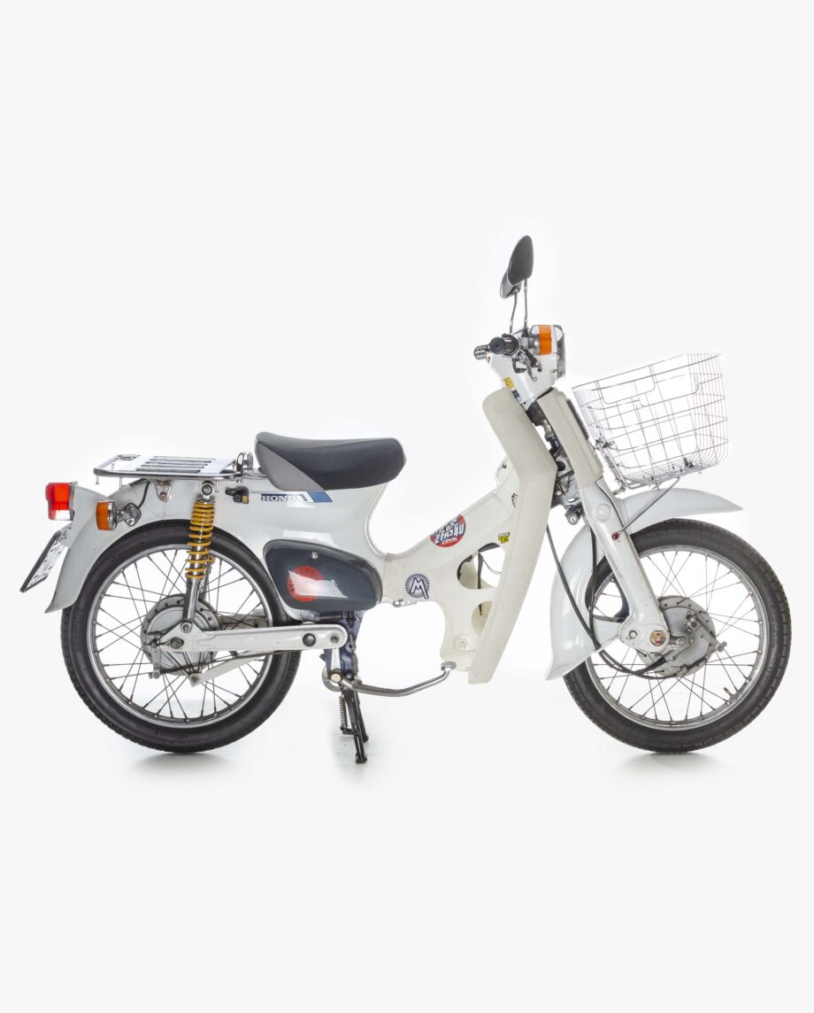 Honda C50 NT rolling frame wit - 40470 km - Afbeelding 6