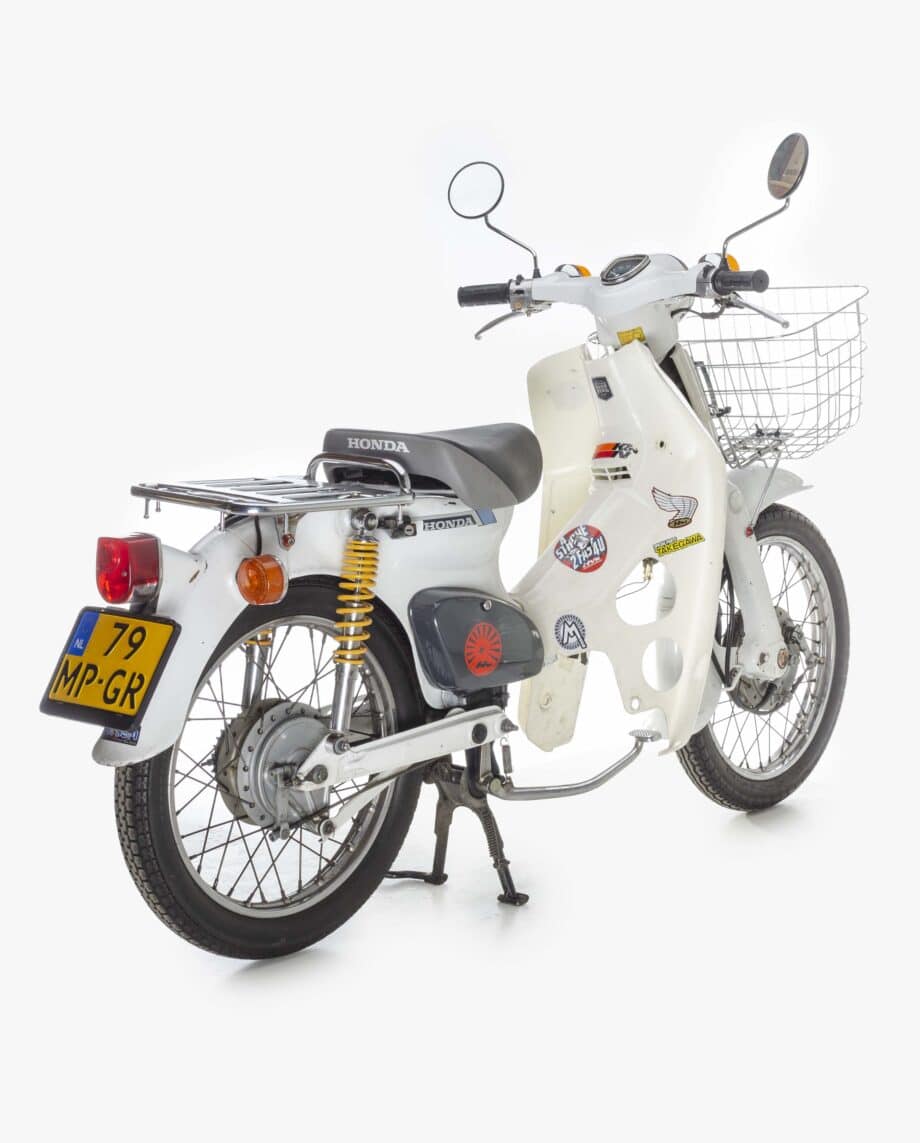 Honda C50 NT rolling frame wit - 40470 km - Afbeelding 7