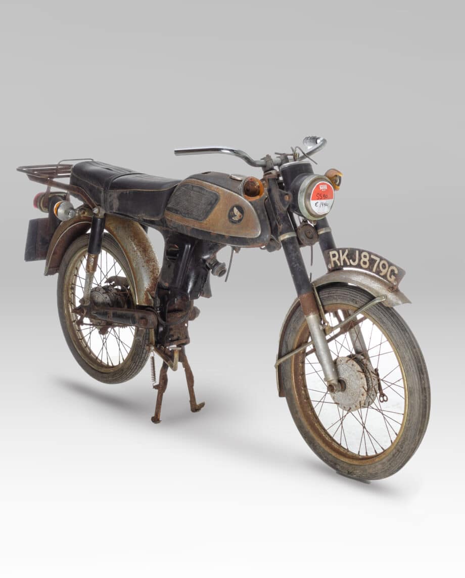 Honda SS50 E rolling frame zwart - 7006 km