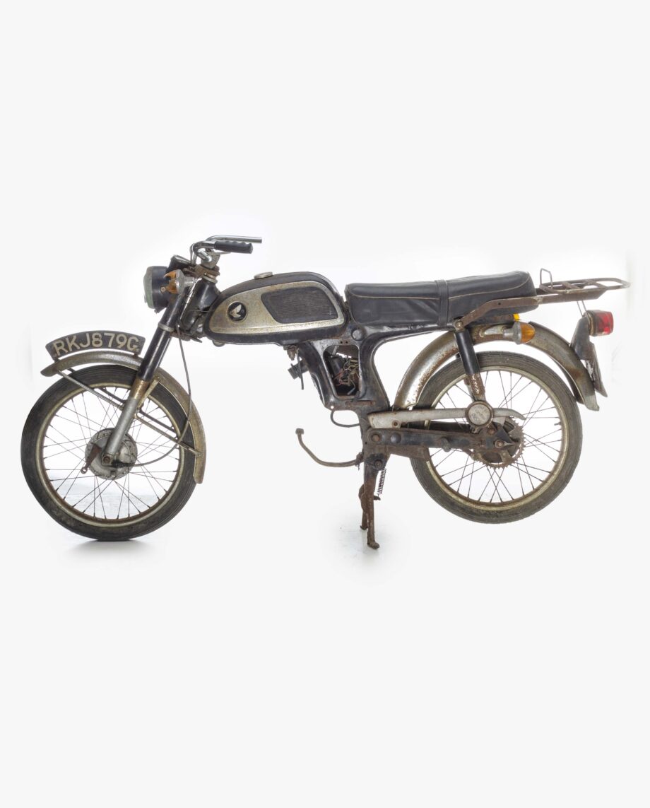 Honda SS50 E rolling frame zwart - 7006 km - Afbeelding 3