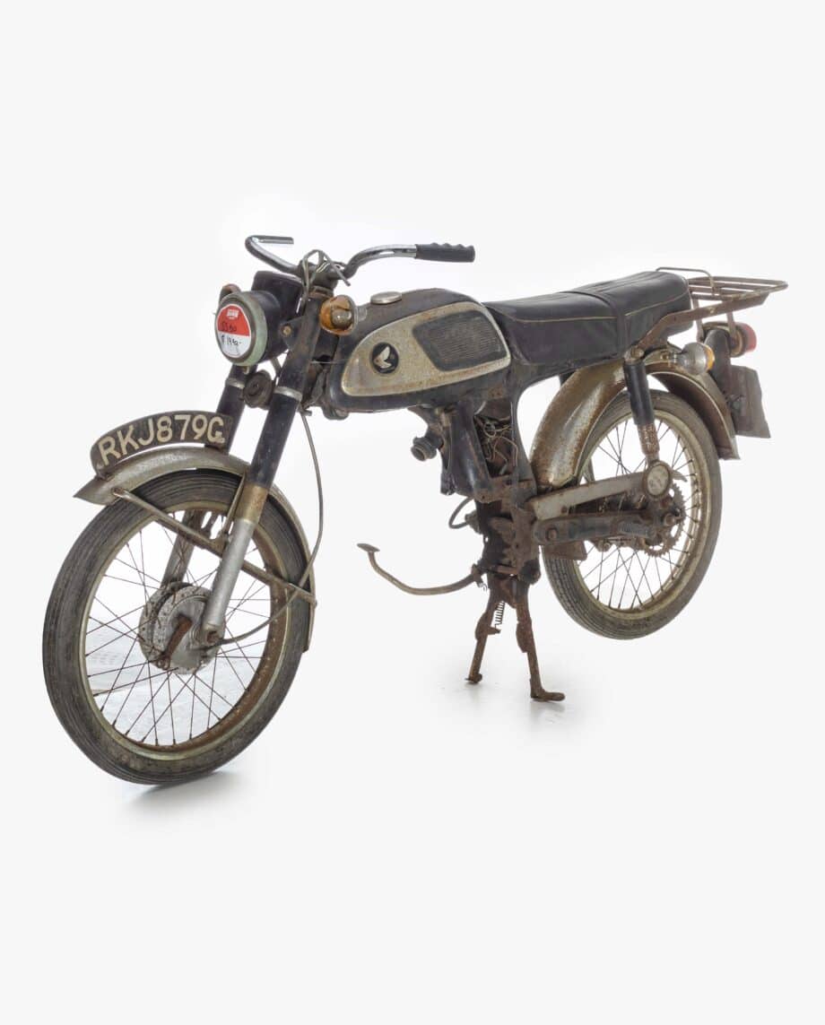 Honda SS50 E rolling frame zwart - 7006 km - Afbeelding 4