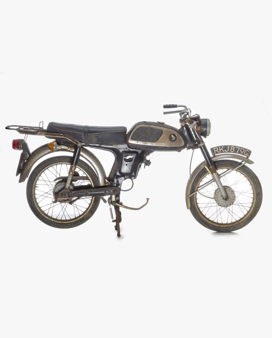 Honda SS50 E rolling frame zwart - 7006 km - Afbeelding 6