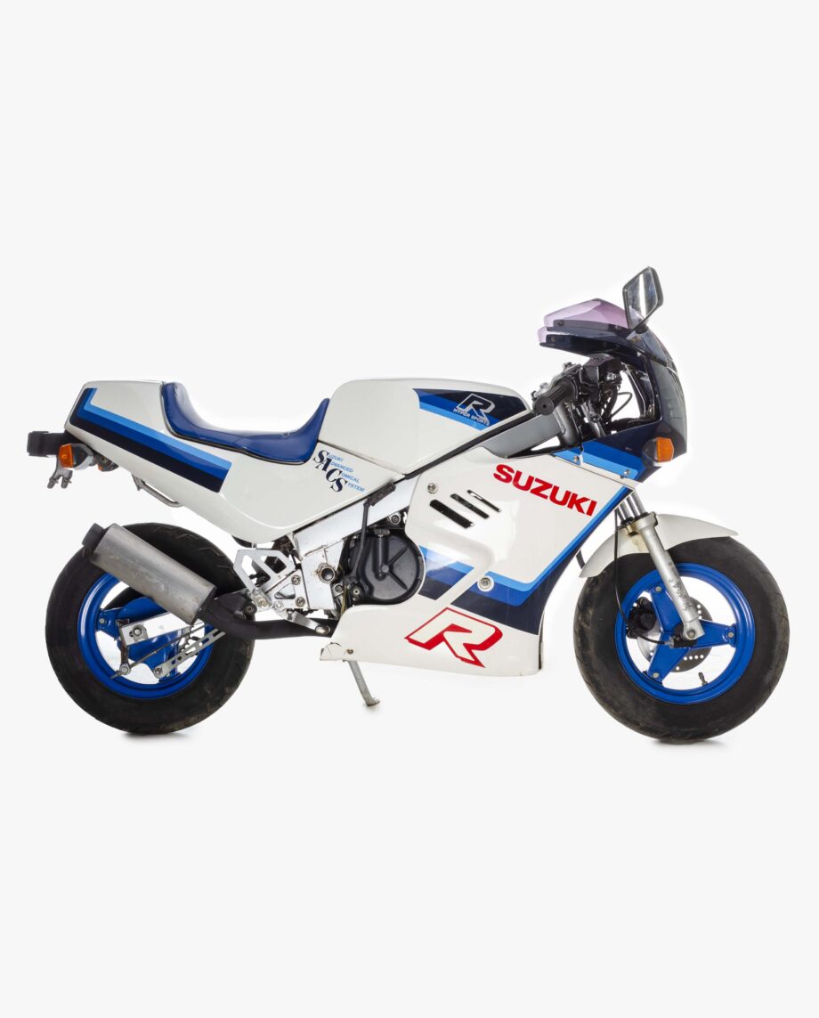 Suzuki RB50 GAG wit-blauw - 1009 km - Afbeelding 6