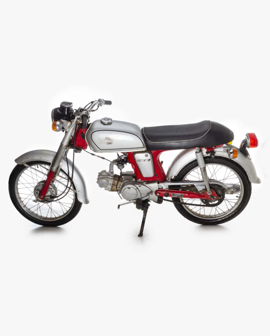 Honda Benly 50S rood-zilver - 24646 km - Afbeelding 3