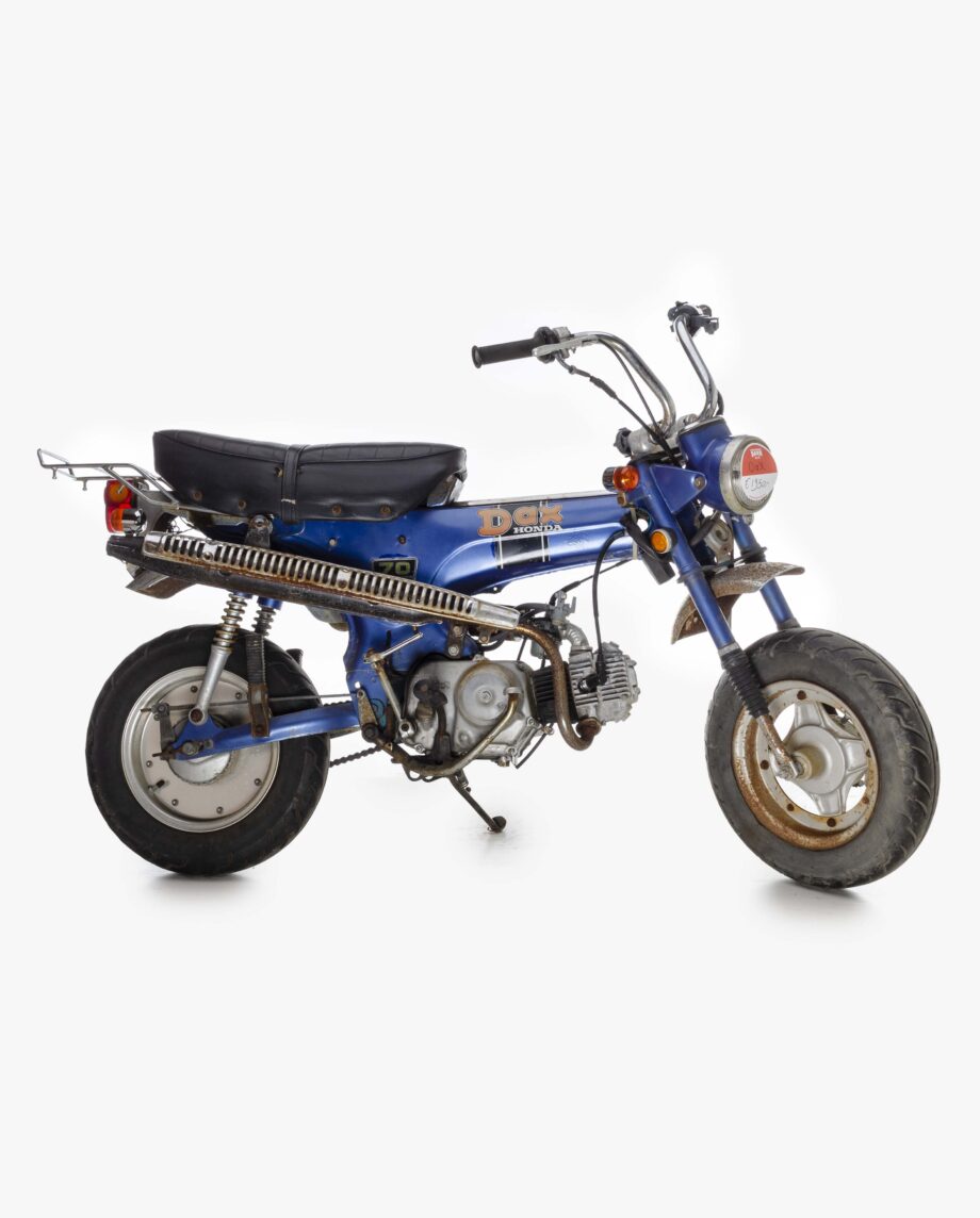 Honda Dax ST70 6V blauw - 7400 km - Afbeelding 6