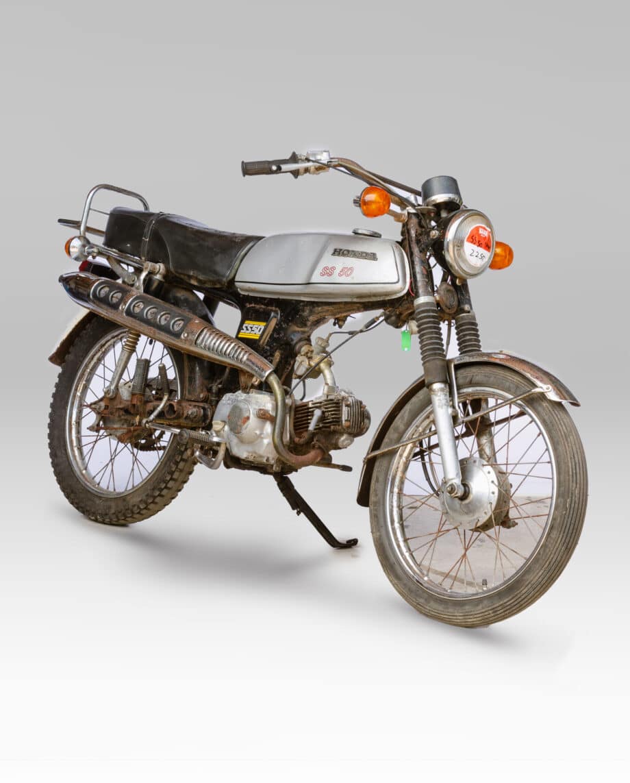 Honda SS50 zilver met kenteken - 19568 km