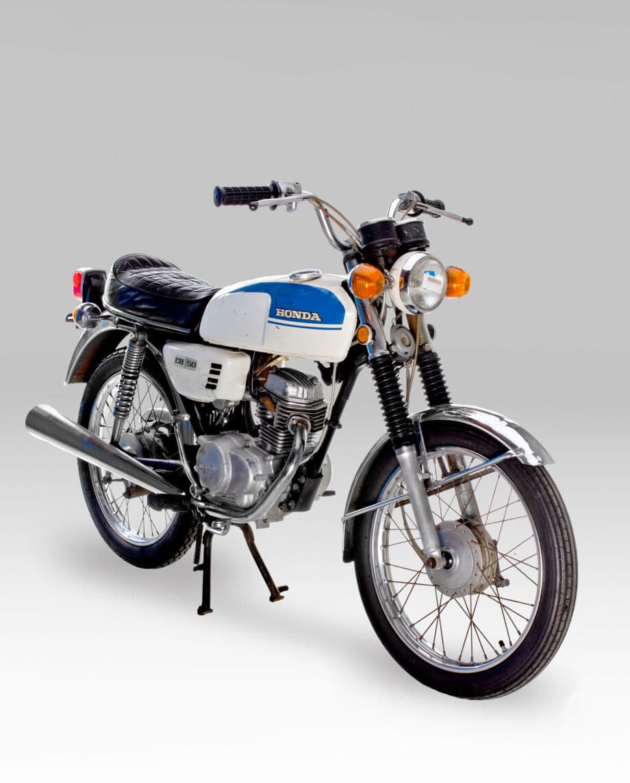 Honda CB50 k1 white-blue - 28267 km