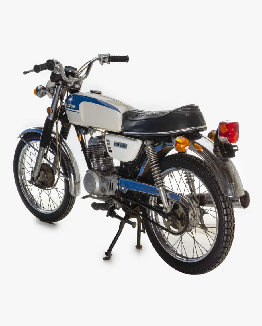 Honda CB50 k1 wit-blauw - 28267 km - Afbeelding 2