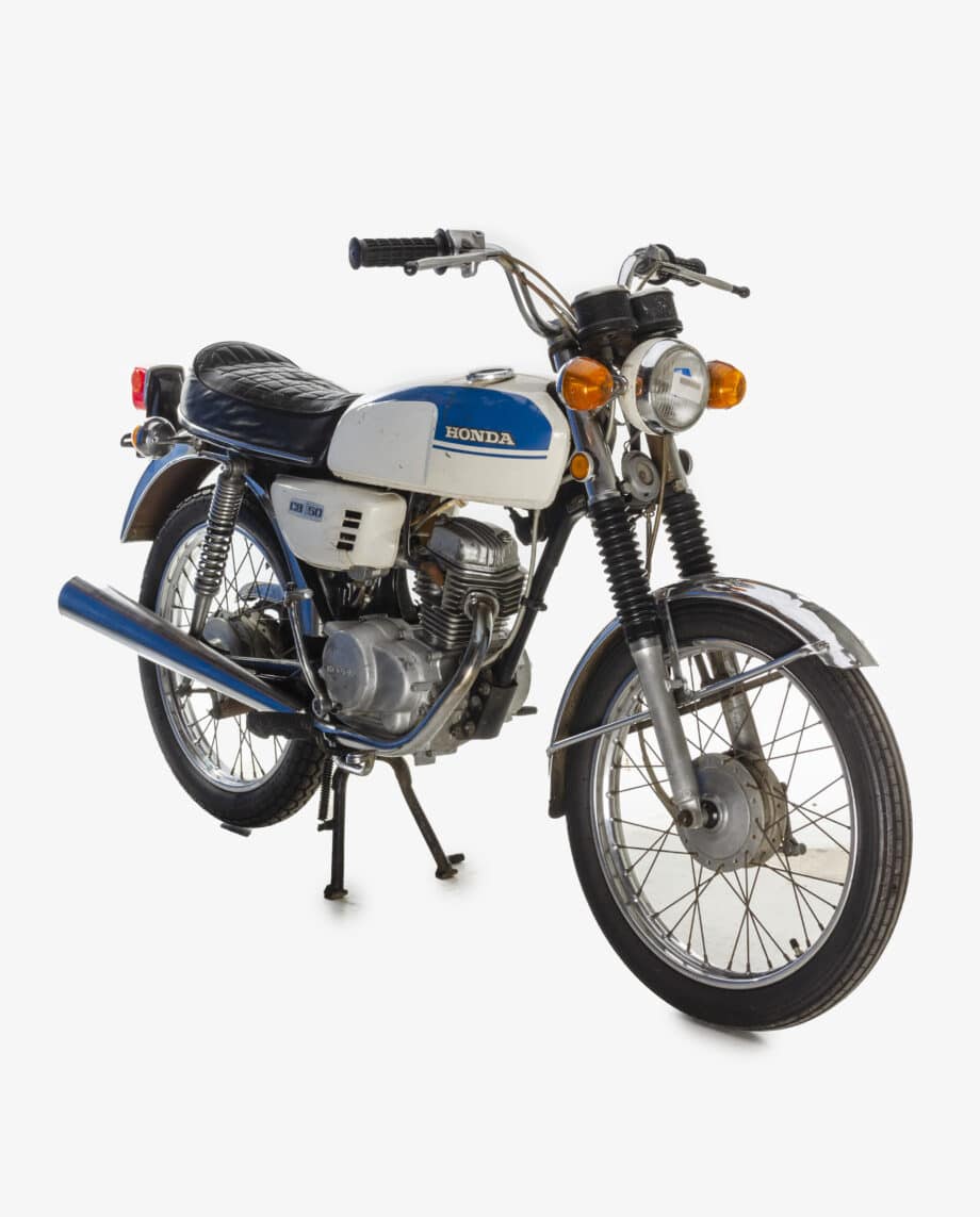 Honda CB50 k1 wit-blauw - 28267 km - Afbeelding 5