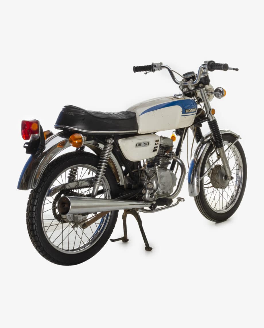 Honda CB50 k1 wit-blauw - 28267 km - Afbeelding 7