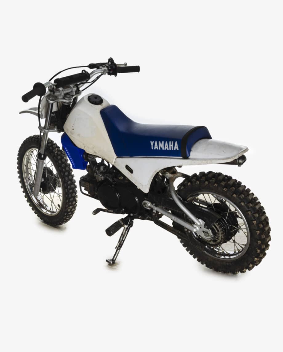 Yamaha PW80 wit-blauw - Afbeelding 2