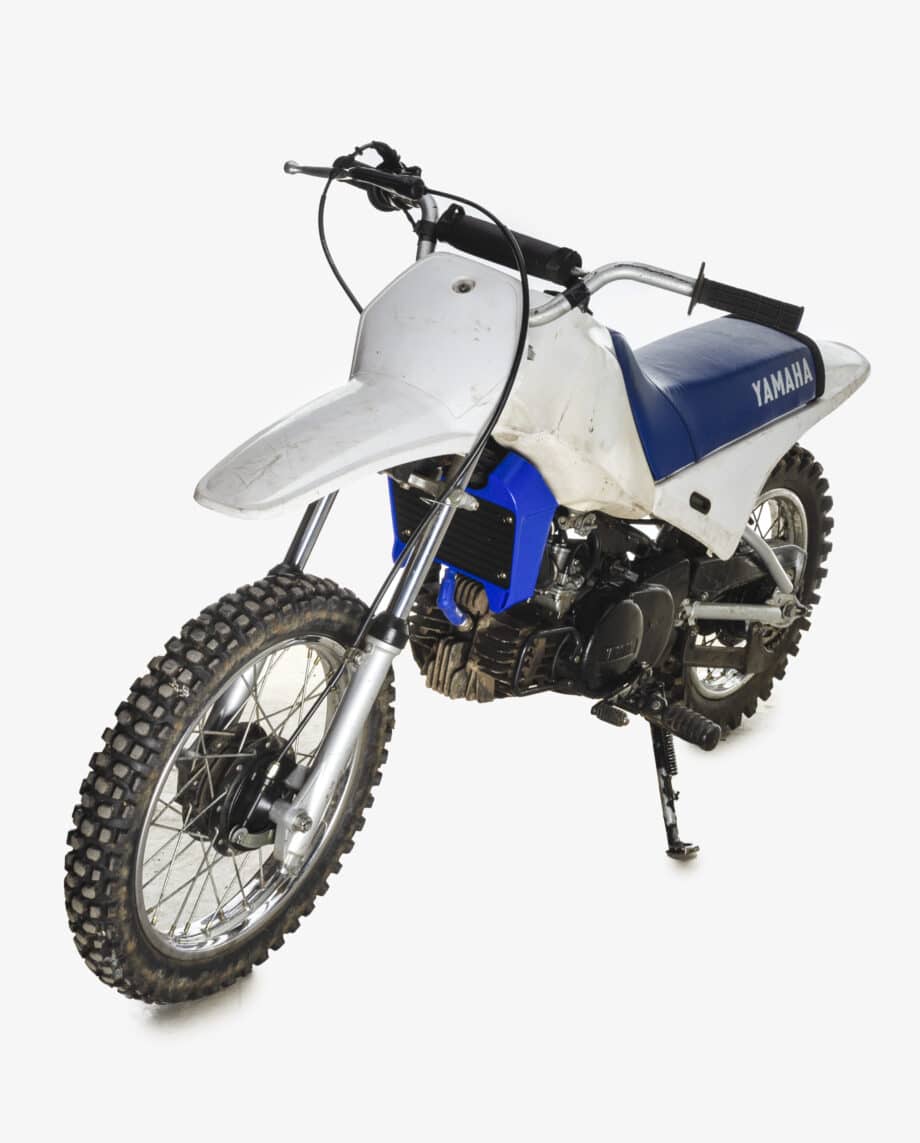 Yamaha PW80 wit-blauw - Afbeelding 4