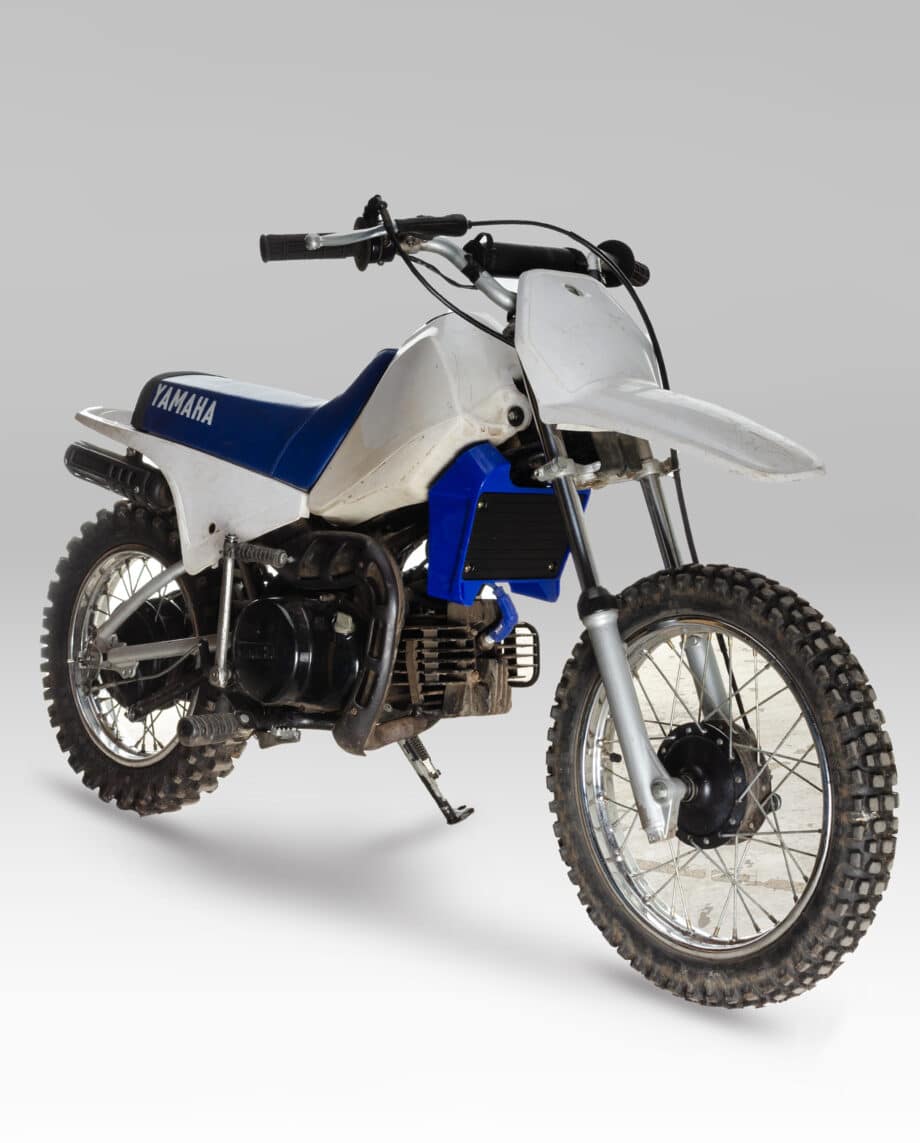 Yamaha PW80 wit-blauw