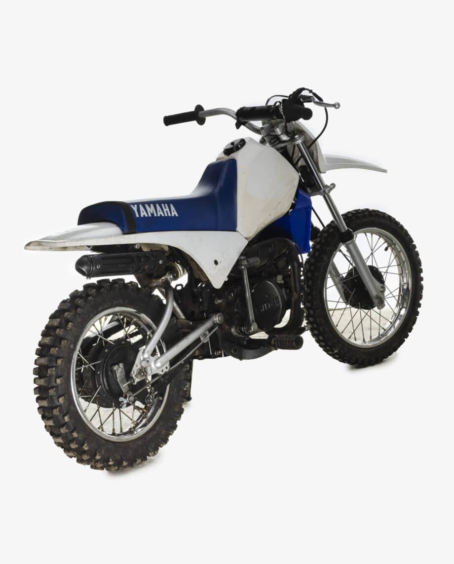 Yamaha PW80 wit-blauw - Afbeelding 6