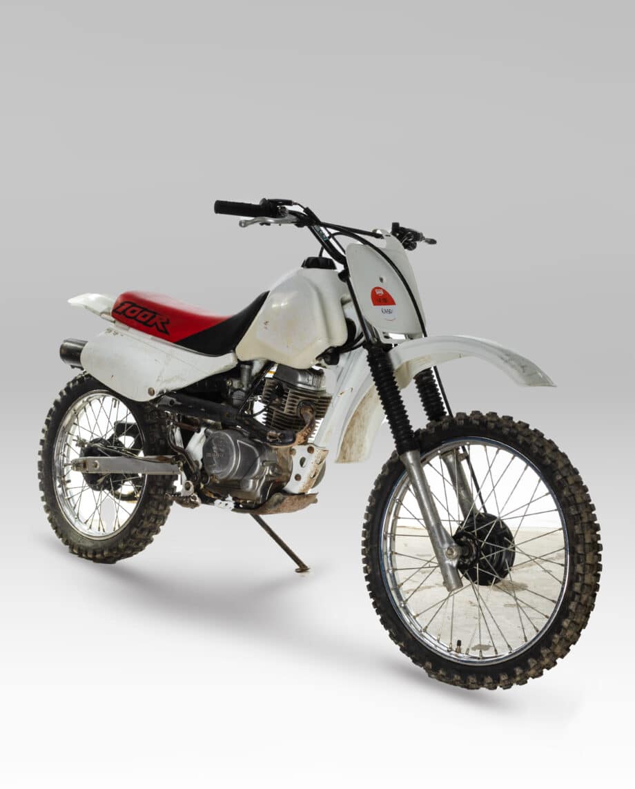 Honda XR100R wit-rood