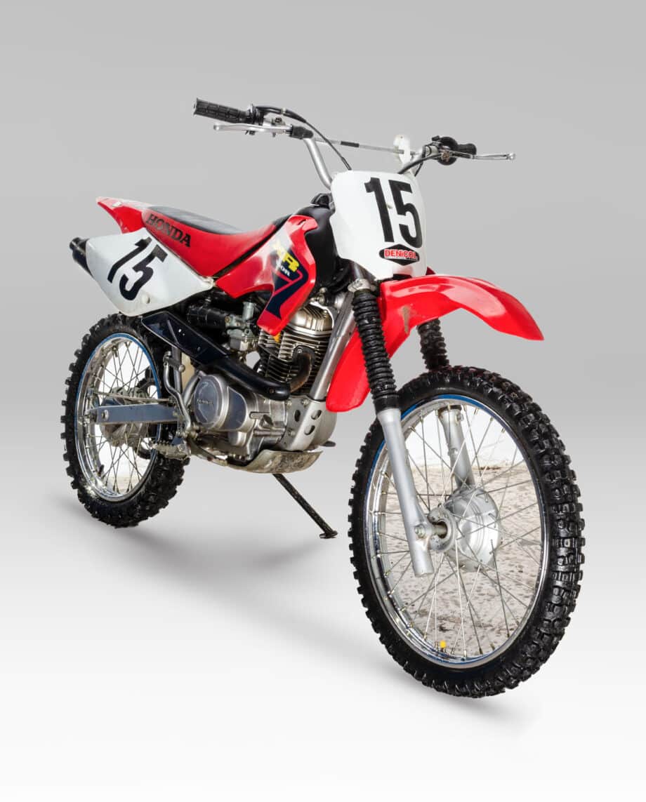 Honda XR100R red · Fourstrokebarn Honda & Parts