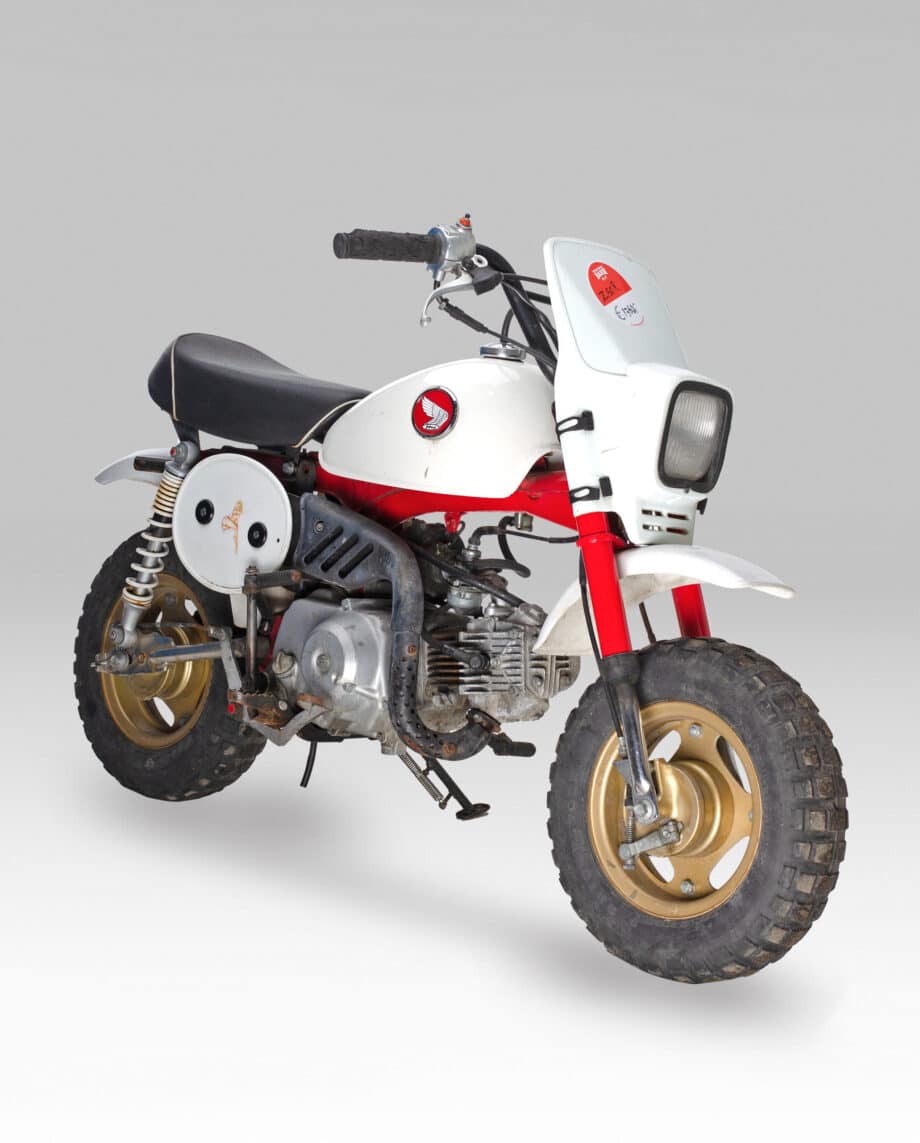 Honda Monkey Z50R wit - km PTX_9879 092