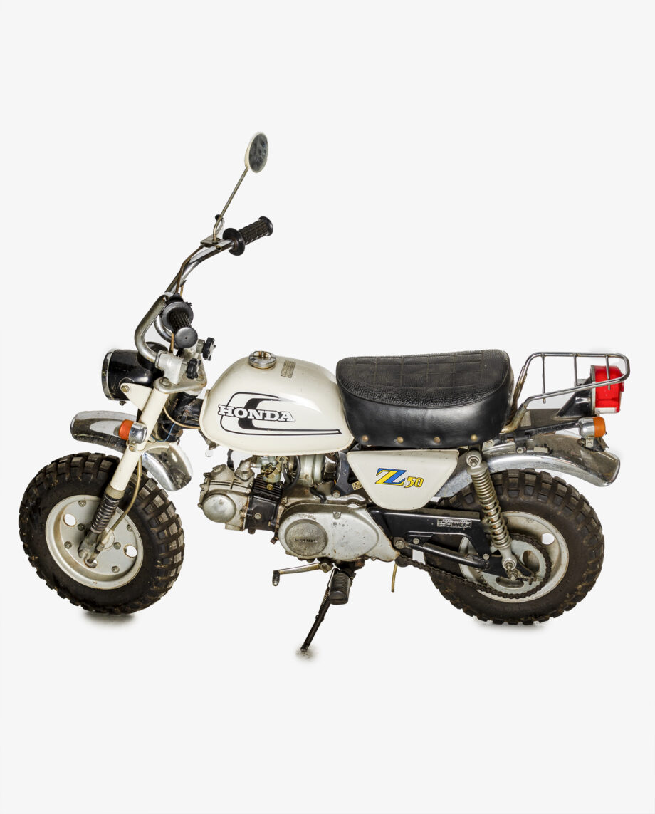 Honda Monkey Z50J1 wit - 2576 km - Afbeelding 6