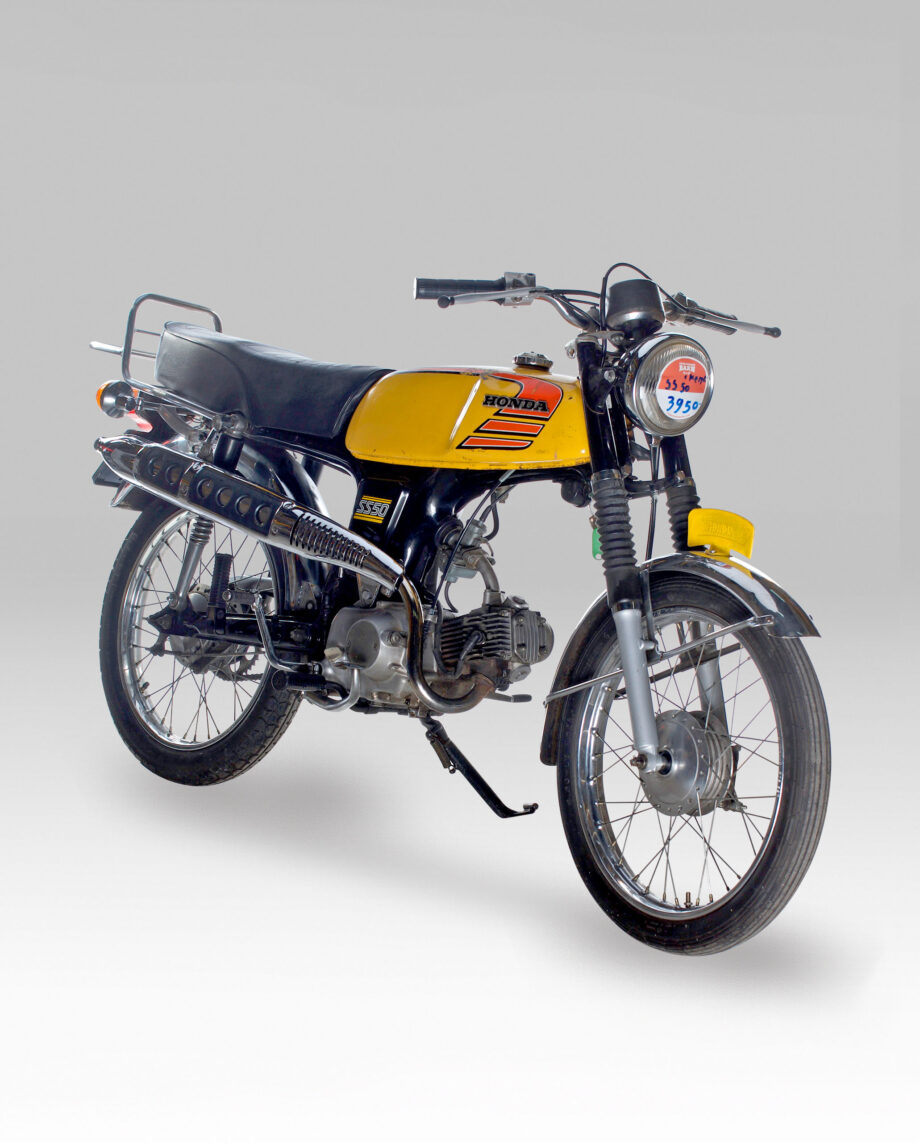 Honda SS50Z k3 geel met kenteken