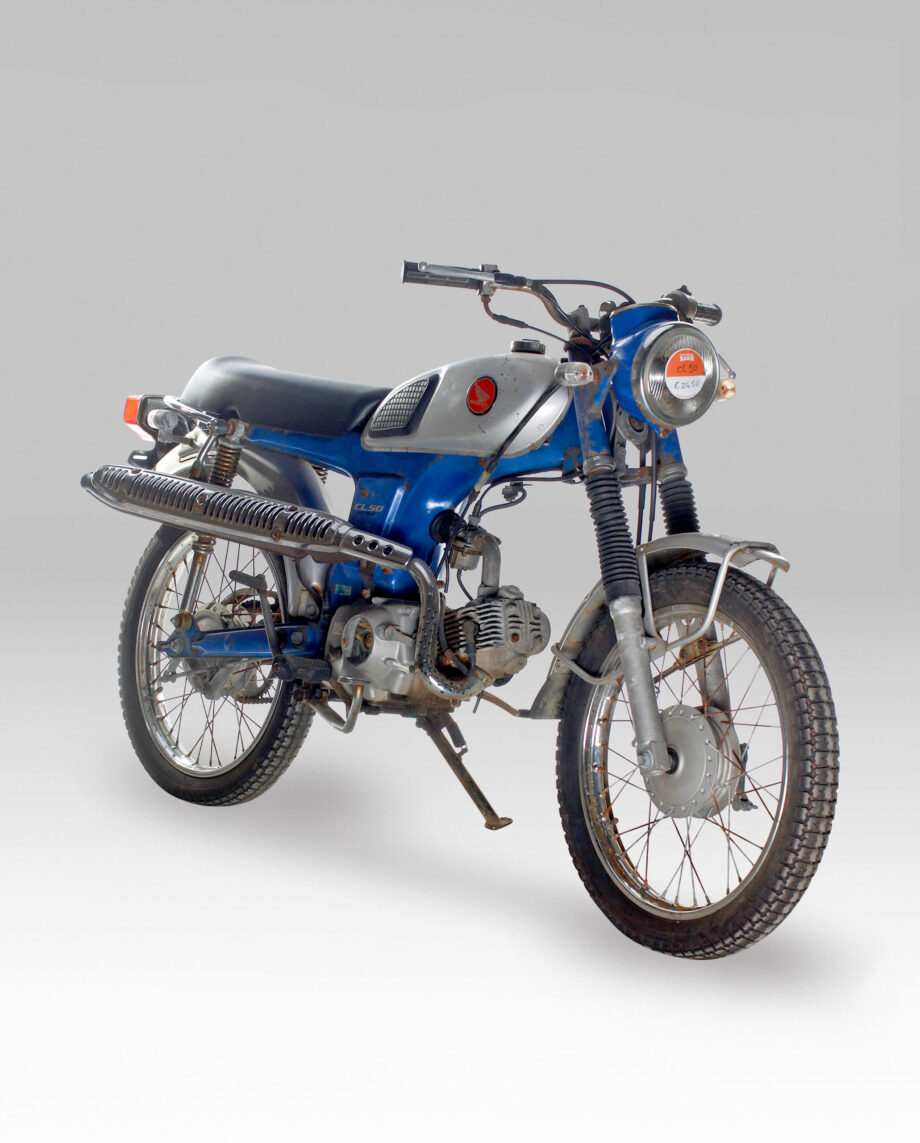 Honda CL50 Benly blauw-zilver