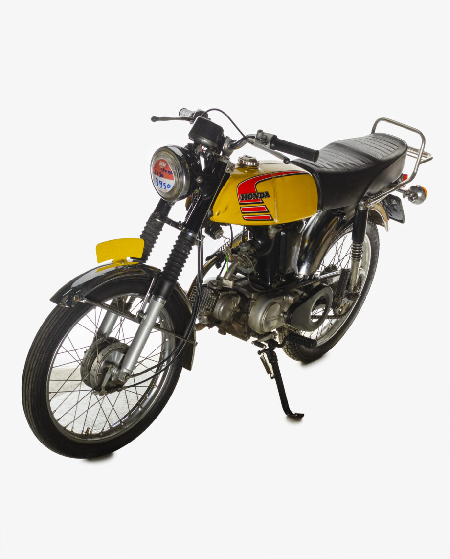 Honda SS50Z k3 geel met kenteken - Afbeelding 4