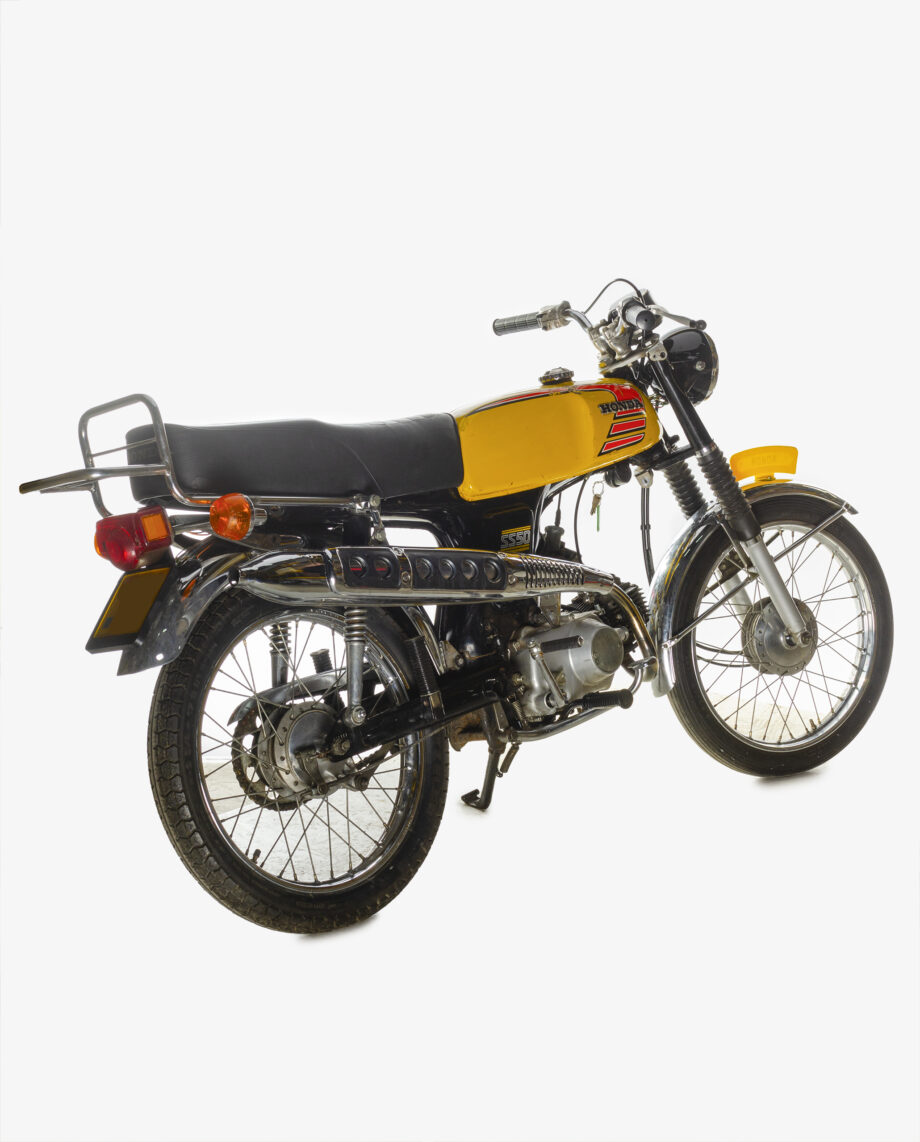 Honda SS50Z k3 geel met kenteken - Afbeelding 6